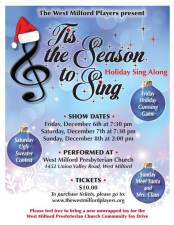 Holiday sing-along onstage this weekend