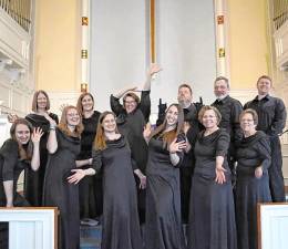 The Jersey Jubilation Handbell Choir performs Sunday afternoon at the New Jersey Botanical Garden in Ringwood. (Photo courtesy of Jersey Jubilation)