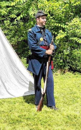 Capt.Nathan Bedford, commanding officer of the 6th New Hampshire Volunteer Infantry.