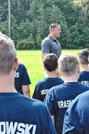 Police Chief Shannon Sommerville speaks to the cadets.