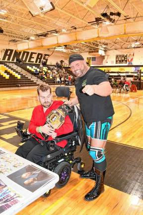 Spencer Fulton of West Milford poses with Vik Dalishus.