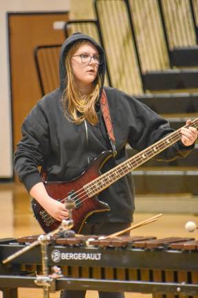 A guitar player from Wayne Hills High School.