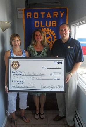 Cycle for Survival gets Rotary donation