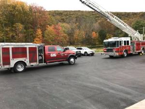 Imagine 2,000 ping pong balls being dropped from the top of the Greenwood Lake Fire Department’s ladder truck. (Photo provided)