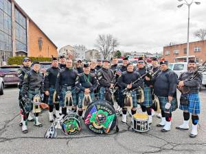 The Passaic County Pipes and Drums will perform Saturday night at the Grasshopper Irish Pub in Newfoundland. (Photo provided)