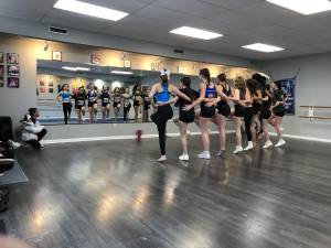 Girls audition for the new Sussex County Miners Dance and Cheer Team on Saturday, Jan. 25 at Trinity Studios in Sparta. (Photo by Kathy Shwiff)