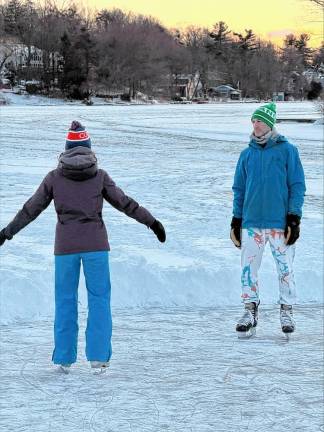 West Milford. On the ice