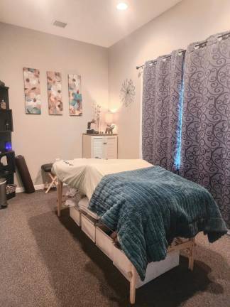 The Reiki treatment room at Vitality Life.