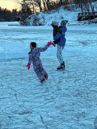 West Milford. On the ice