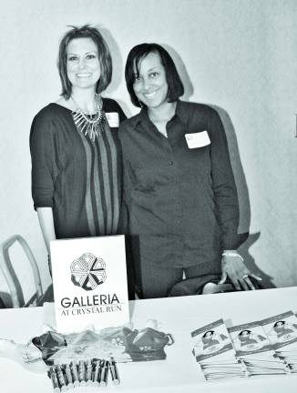 Heidi Sthuessler and Ziana Gaither of Galleria Crystal Run in Middletown, NY.
