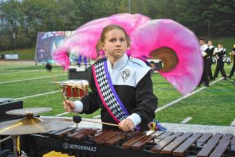 The West Milford Highlander Marching Band performs during the Highlander Marching Classic on Saturday Sept. 28 on McCormack Field. (Photos by Rich Adamonis)