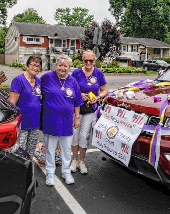 Nina Pinglora, Ruth Burgess and Maryellen McCarthy Francis.