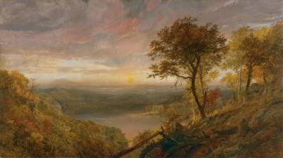 Greenwood Lake as captured by 19th-century painter Jasper Cropsey. (Image provided)