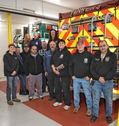 Members of Greenwood Forest Fire Company #3. (Photo by Rich Adamonis)