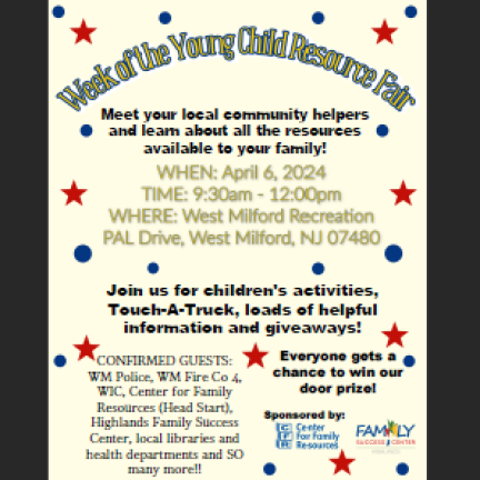 Young Child Resource Fair is today