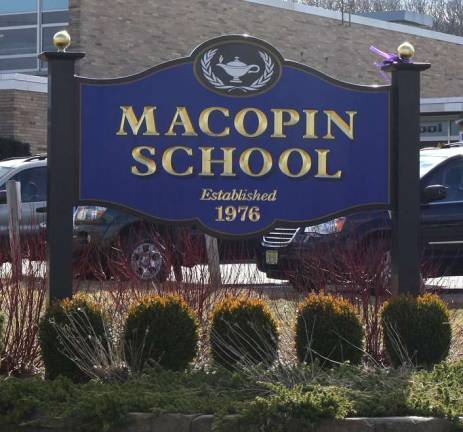 Macopin Middle School Honor Roll Marking Period 1