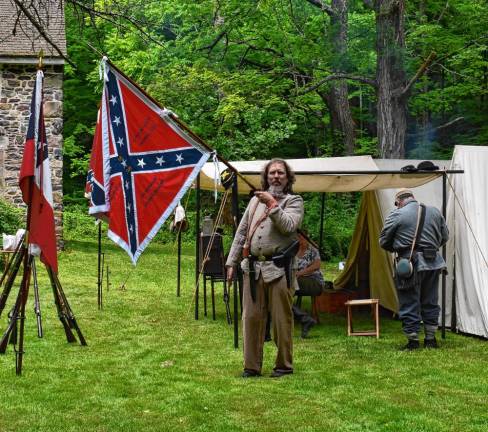 A Confederate standard bearer for the 23rd North Carolina.