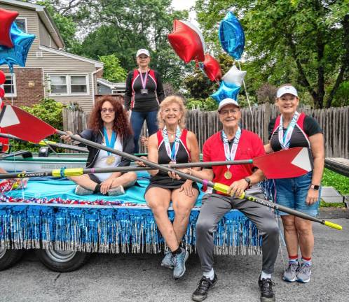 Members of the East Arm Rowing Club.