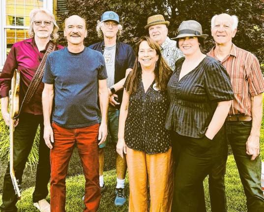 Soul Purpose, a seven-piece band known for its unique blend of New Orleans funk, soul and swing, will play Saturday afternoon at Pennings Farm Cidery in Warwck, N.Y. (Photo courtesy of Soul Purpose)