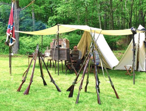 Camp of the 23rd North Carolina Infantry.