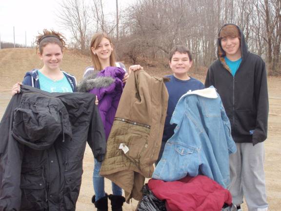 Students from Macopin Middle School collected 247 coats which were donated to shelters and organizations in Passaic, Essex and Morris counties.