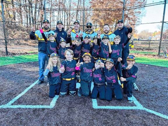 The West Milford 9U Bears win the Continental Northwest Championship.