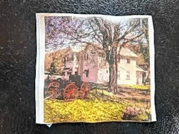 The farmhouse of the Creevy, Welti, Van Der Sluys family. It had been under water in the Monksville Reservoir since 1984. (Photo courtesy of Barbara Welti Van Der Sluys)