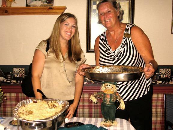 Lynn Bennett, right, of Milford Manor was one of the businesses that participated in the Chelsea's Taste of West Milford on Oct. 3.