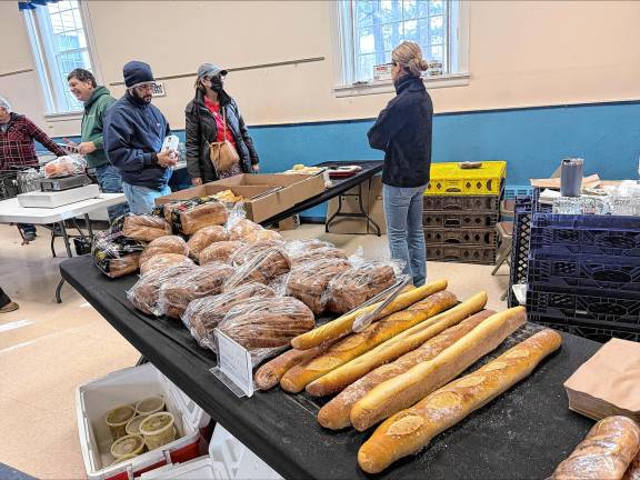 Residents shop Feb. 8 at the West Milford Winter Farmer’s Market indoors at the West Milford Presbyterian Church. (Photos by Denise von Wilke)