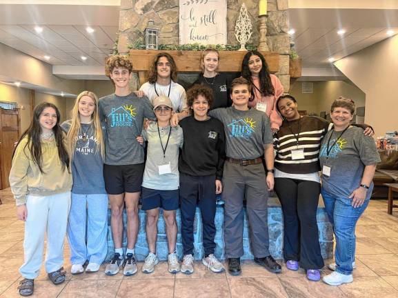 Jill’s House volunteers, who helped during the Weekend Adventure at Shiloh Bible Camp, are, from left, Gracie Almaleh, Allie Rockey, Evan Lynch, Massimo Balestrieri, Matteo Balestrieri, Lilly Rodek, Nicolas Patino, Aaliyah Gonzalez, William Gosda, Sanaa Venson and Chris Rodek. (Photo provided)