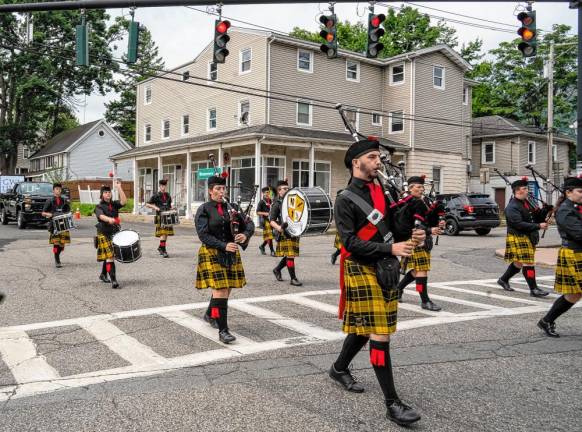 The West Milford High School Marching Band. (Photo by Nancy Madacsi)