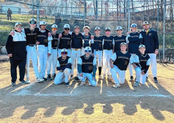 The West Milford Highlanders win the 14U Continental North Division Championship. (Photos provided)