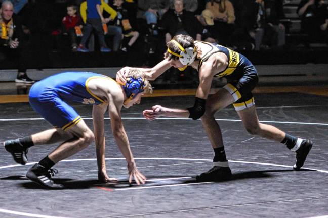 Senior AJ DeFede is one of the returning wrestliers. (Photo courtesy of Frankie Corrado)