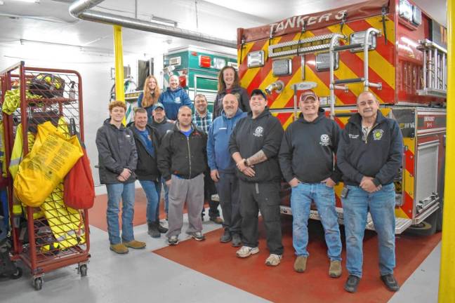 Members of Greenwood Forest Fire Company #3. (Photo by Rich Adamonis)