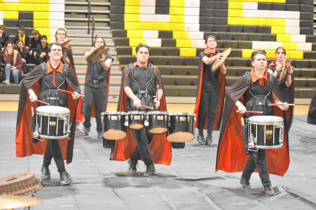 Drummers from Mahwah High School.