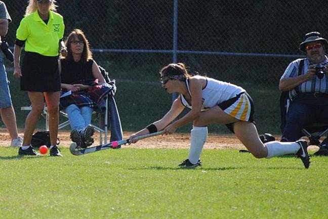 Photo by Victoria Dowling Senior forward Maura Dunlop had both goals in wins against Pompton Lakes and River Dell last week.