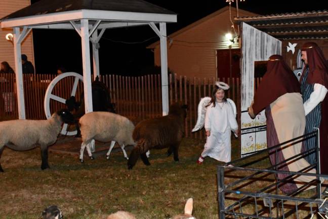 A Live Nativity on Sunday, Dec. 8 at Frankford Plains United Methodist Church in Augusta tells the story of Jesus’ birth. (Photo by Maria Kovic)