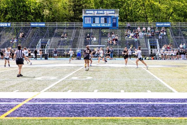 The West Milford High School girls lacrosse team plays DePaul in the Passaic County Tournament championship game Saturday, May 11 at Wayne Valley High School.
