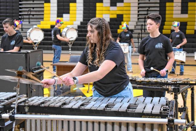 New Providence High School students perform.