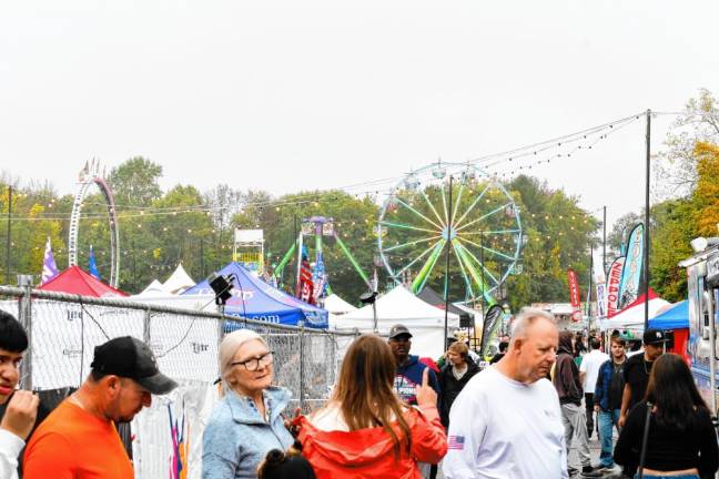 The three-day Autumn Lights Festival includes carnival rides and games. (Photo by Maria Kovic)