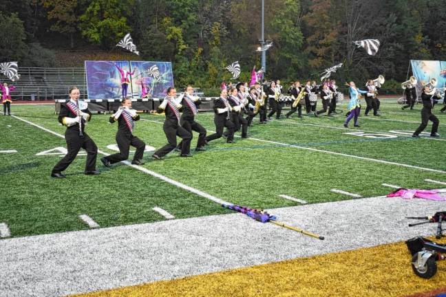 8 bands compete in Highlander Marching Classic