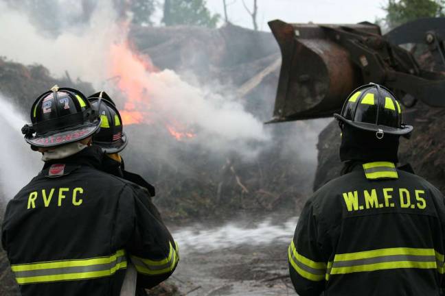 Labor Day fire at recycle center