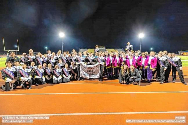 HB1 The West Milford Highlander Marching Band wins the Group IV New Jersey State Championship. (Photo by Joseph S. Butz)