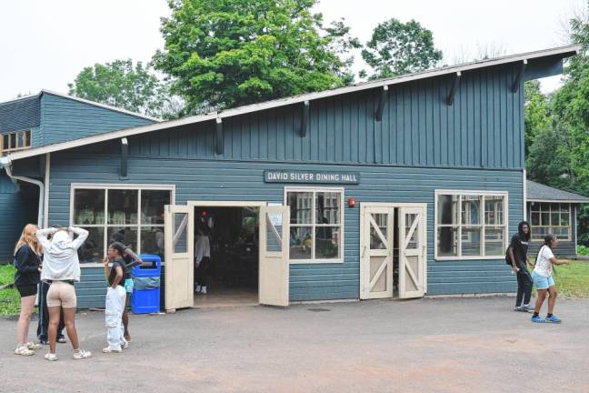 The camp’s dining hall holds more than 1,000 children and staff for meals and other activities.