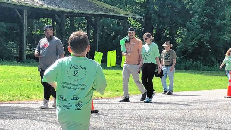 The annual Scott’s Fun Run is named for Scott Stalbaum, a 2005 graduate of West Milford High School who died of a drug overdose in 2018. (Photos by Kathy Shwiff)