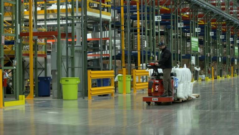 Medline’s Montgomery warehouse, which fulfills about 55,000 orders a day.