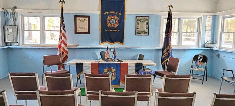 Inside the Veterans of Foreign Wars Post 7198.