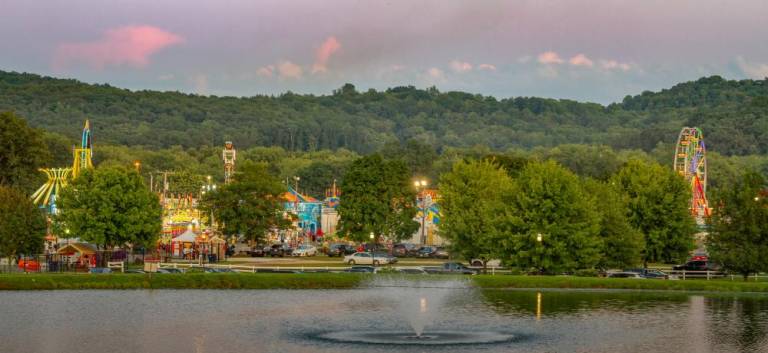 The New Jersey State Fair at the Sussex County Fairgrounds.