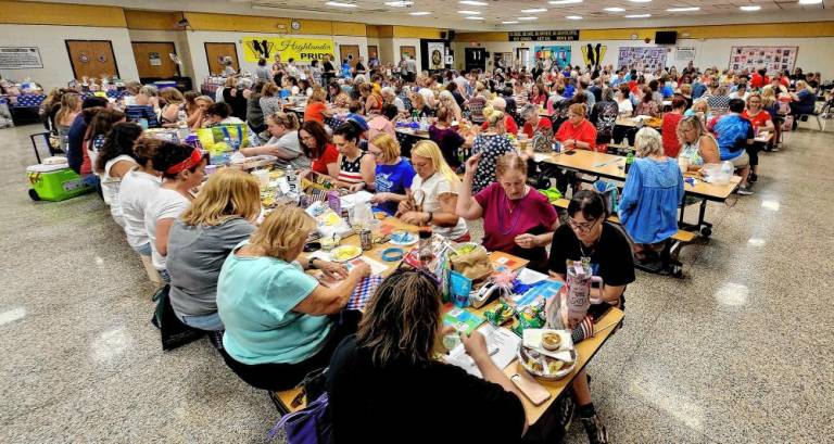 WMT4 About 200 people attended the event in the high school cafeteria.