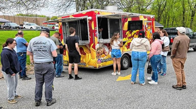 Several food trucks were part of the event.